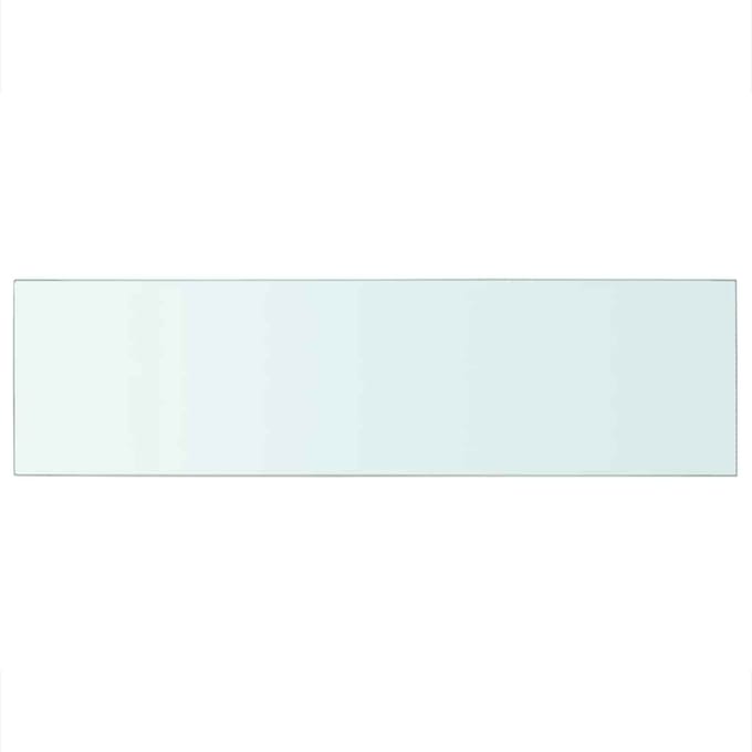 vidaXL - Schappen - 2 - st - 90x25 - cm - glas - transparant