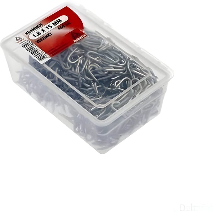 KRAMMEN 1.8 15 MM  VERZINKT 450 GR.