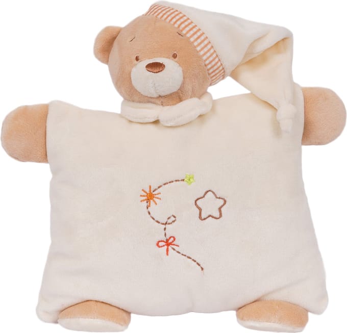 Speelgoedtopdeals - Pluche Knuffel Kussen - Billie Beer - 27 cm