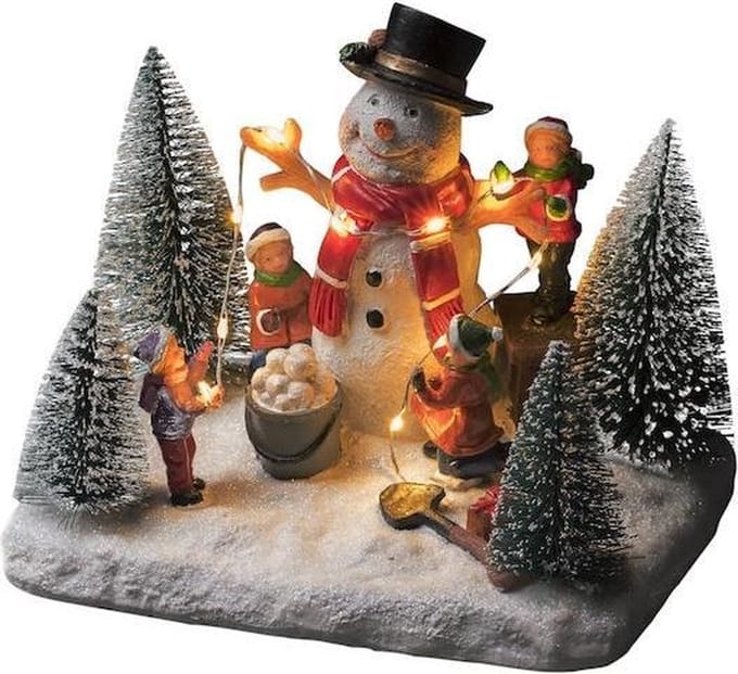 Konstsmide Kerstverlichting Sneeuwman 16,5 Cm Polyresin Wit