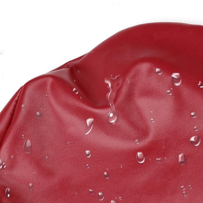 Ronde Elastische PU Leer Krukhoes Synthetische Barkruk Stoelhoes Slipcover Eetkamerstoel zwart