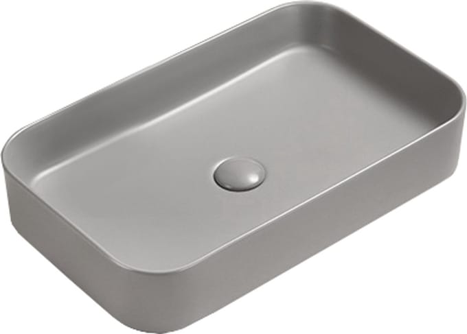Mexen Vena opbouw wastafel 71 x 37 cm, lichtgrijs mat - 22196061