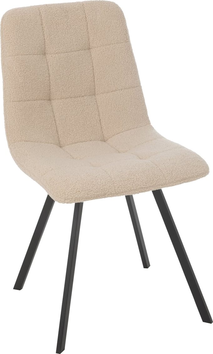 J-Line stoel Clark - metaal/polyester - wit