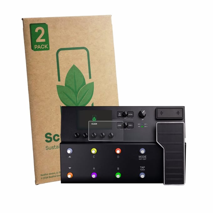2 Stuks Screenprotector voor Line 6 POD Go Wireless - Hoogwaardige Beschermfolie transparant