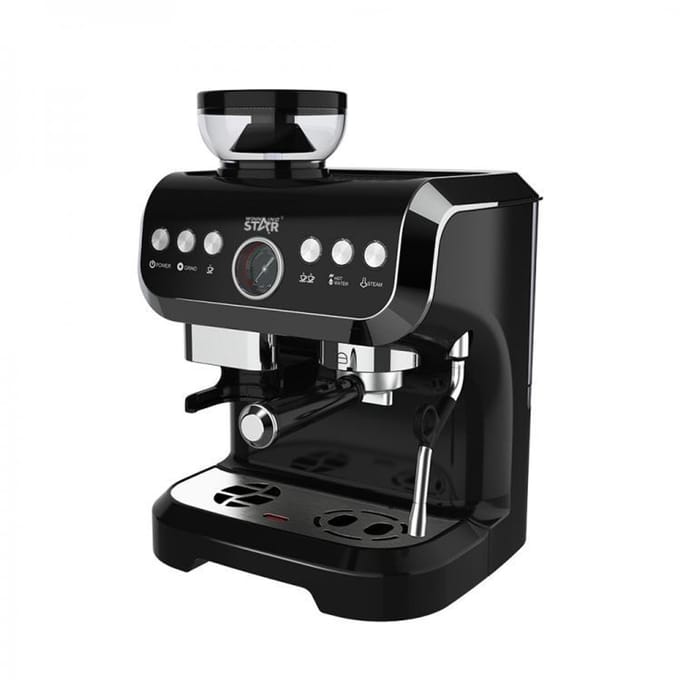 Winning Star St-9707 Grind & Infuse Espressomachine - 15 Bar - Met Bonenmaler