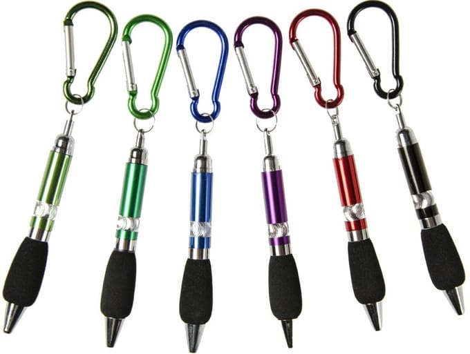 Duckiez Sleutelhanger Pen Met Karabijnhaak - 1 stuk