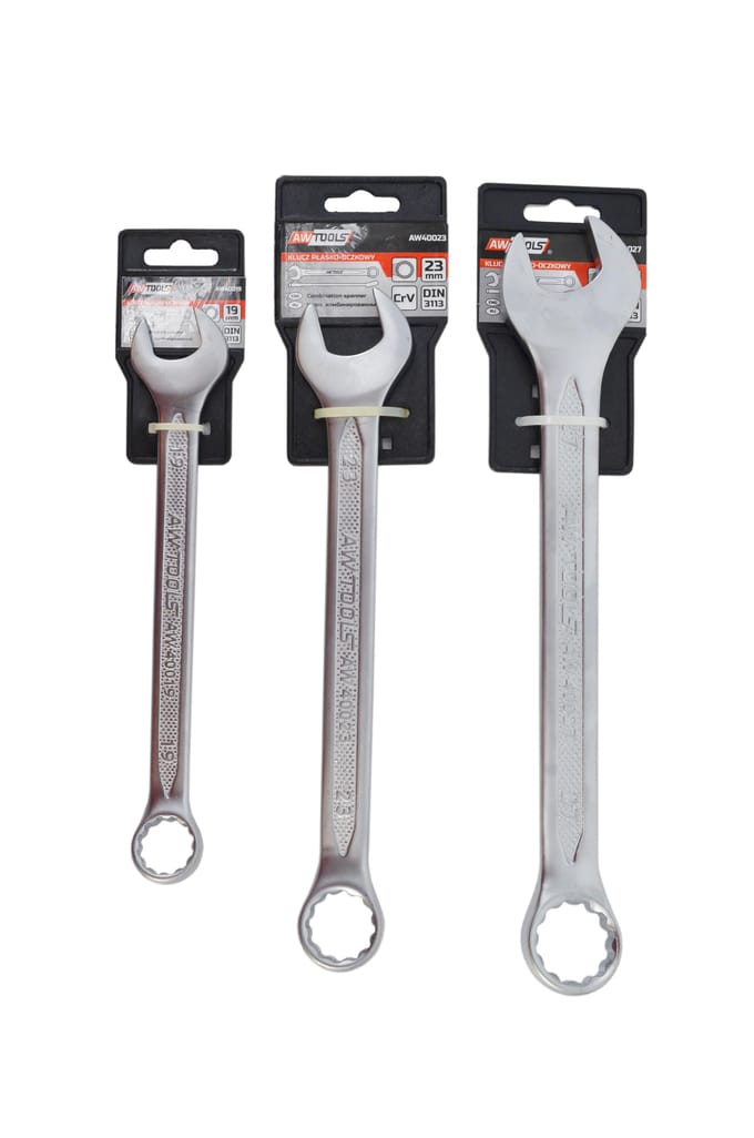 AWTools Black Line - Ringsleutel - 23mm - CrV Staal - Satijn Finish