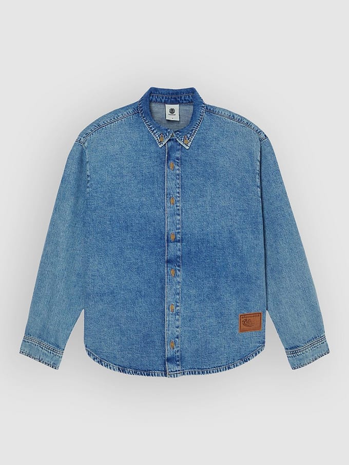 Element Relax Denim Shirt blauw