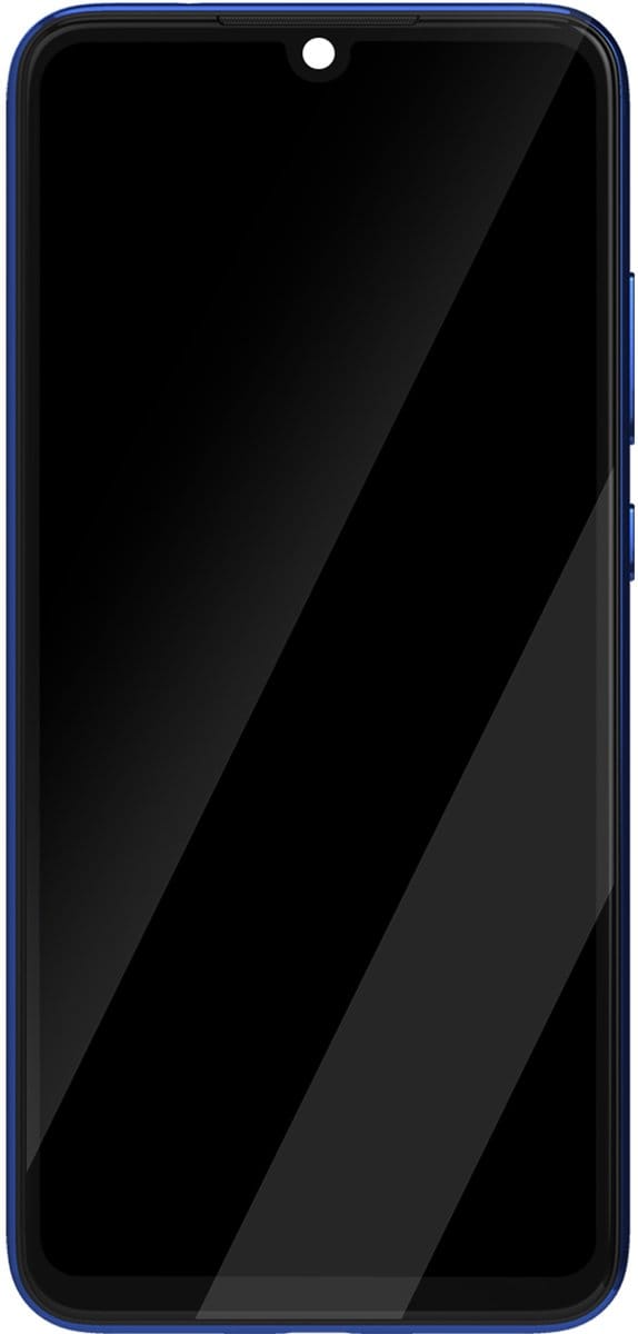 Xiaomi, Scherm + Kader voor Xiaomi Redmi Note 7 Neptune Origineel Service Pack, Blauw