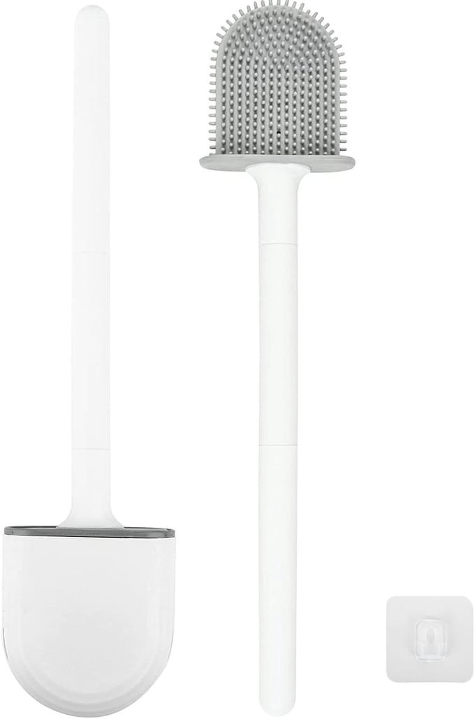 Toiletborstel met houder TPU - WC-borstelset