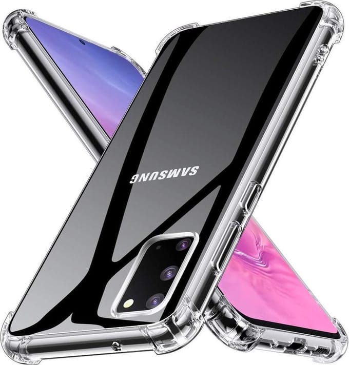 Shock proof Hoesje Geschikt voor: Samsung Galaxy S20 FE - Anti -Shock Silicone - Transparant