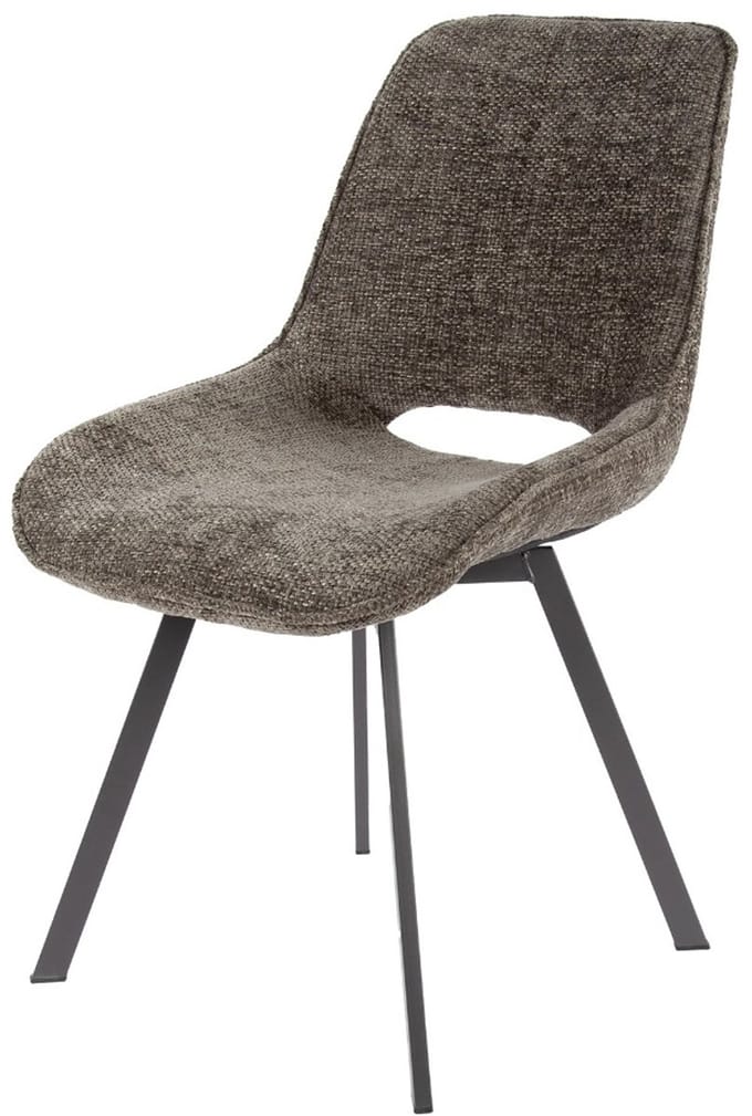 AnLi Style Stoel Swivel draaibaar - Rich taupe - set van 4