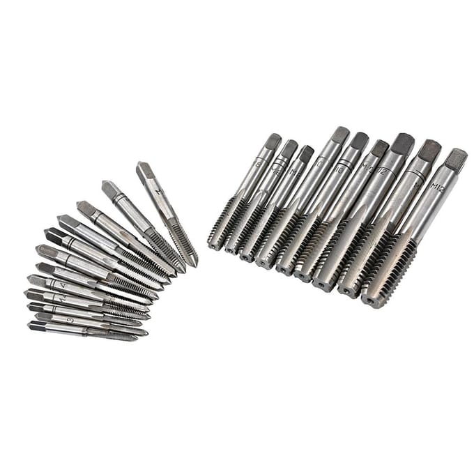 32 PCS HSS Tappen Set Metrische Wrench Cut M3M12 Hand Threading Tool Wolfraamcarbide Tap Sterven blauw