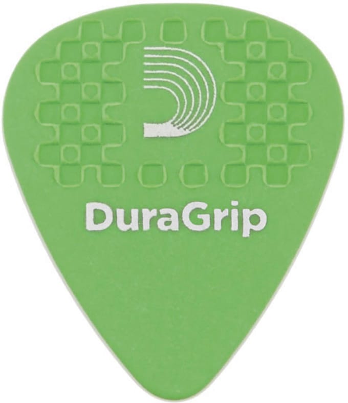 D'Addario DuraGrip Medium Plectrum 0,85 mm Groen