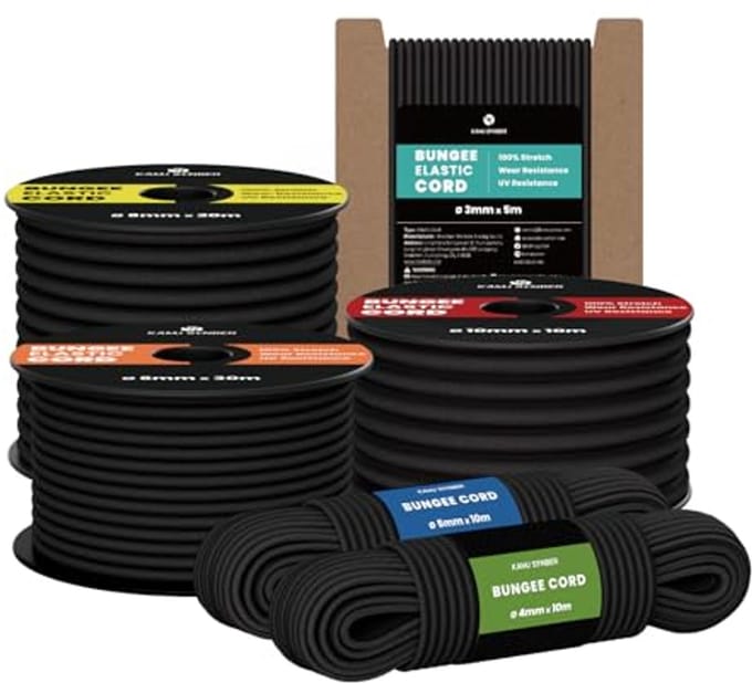 Elastisch Koord 3mm x 20m voor Dekzeilen en Kamperen