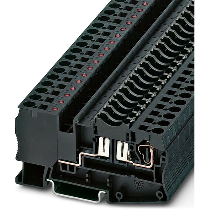 Phoenix Contact 3036505 Zekering-serieklem 8.2 mm Spanveer Zwart 50 stuk(s)