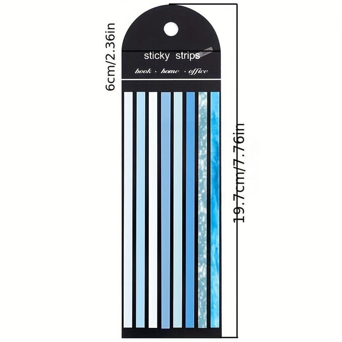 Marque-pages Longs Onglets Index Adhésifs Bandes Surligneur Transparentes Drapeaux Autocollants Onglets Notes Mémo, Bureau École