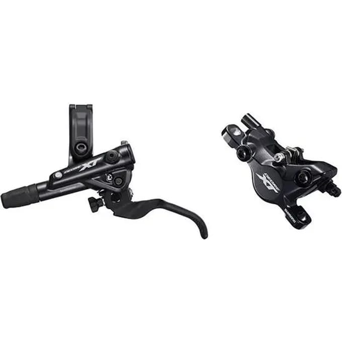 Voor- en achter schijfremmen Shimano XT M8100 (x2)