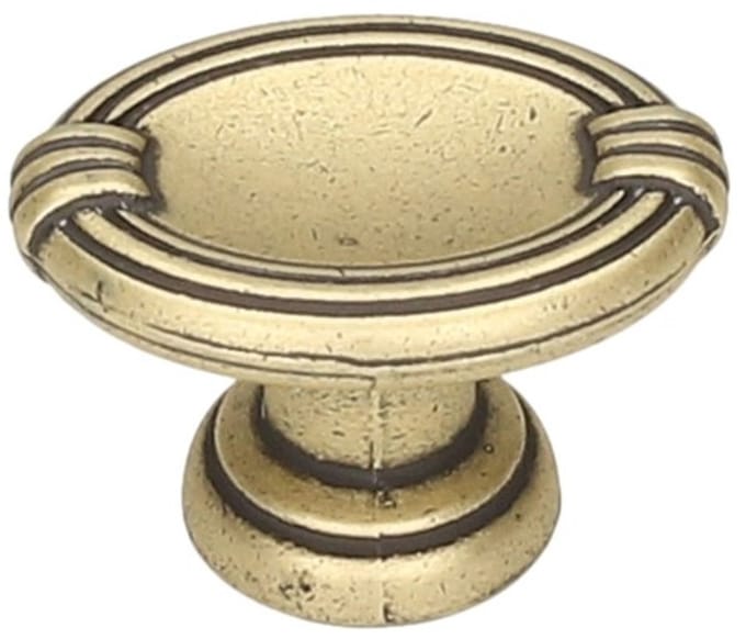 Gamet GG32 - Meubelknop - Retro - Patina op Messing - Smal