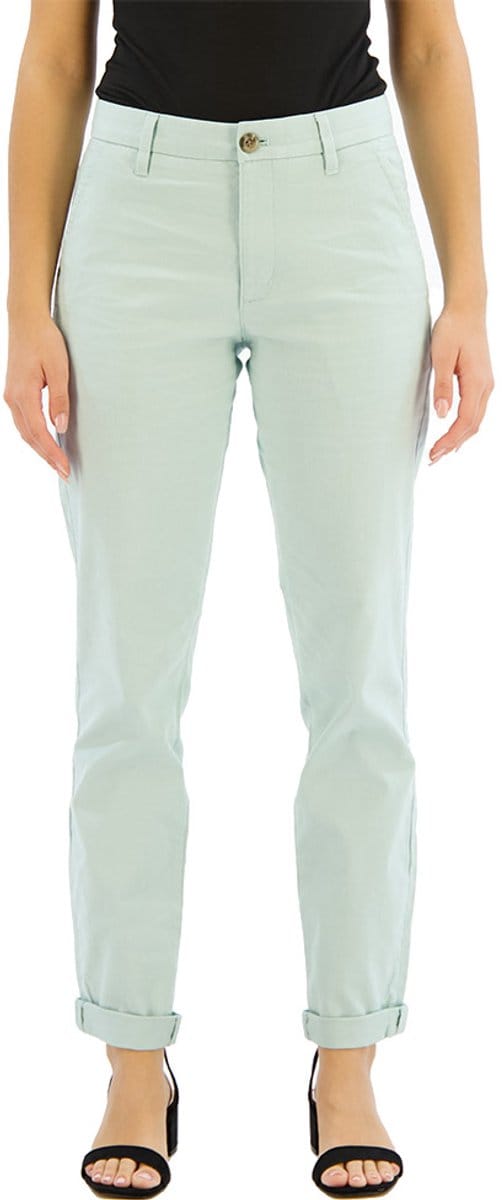 Dockers Weekend Regular Slim Ankle Fit Chino Broek Grijs 26 Vrouw