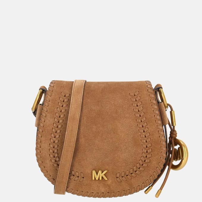 Michael Kors Md Saddle Crossbodytassen Dames - Bruin - Maat ONESIZE