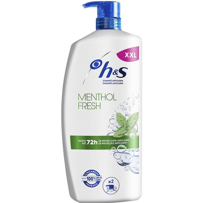 H&amps Menthol Fresh Anti-roos Shampoo Dispenser 1000 ml