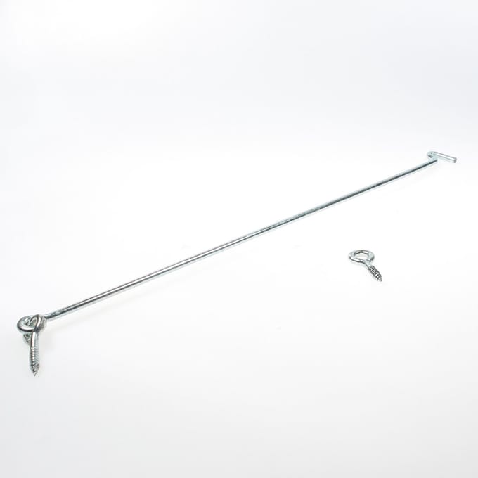 GebuVolco Windhaken met 2 schroefogen 7.00x600 ijzer gegalvaniseerd
