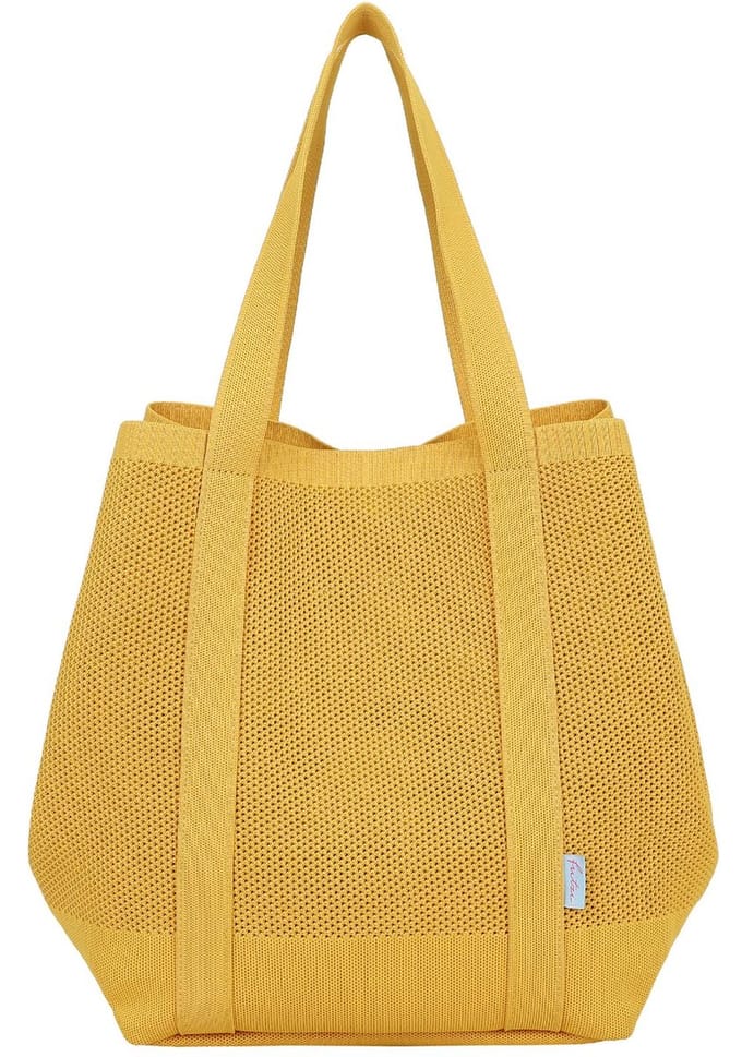 Fritzi aus Preußen schoudertas Meshy Shopper Sunset geel