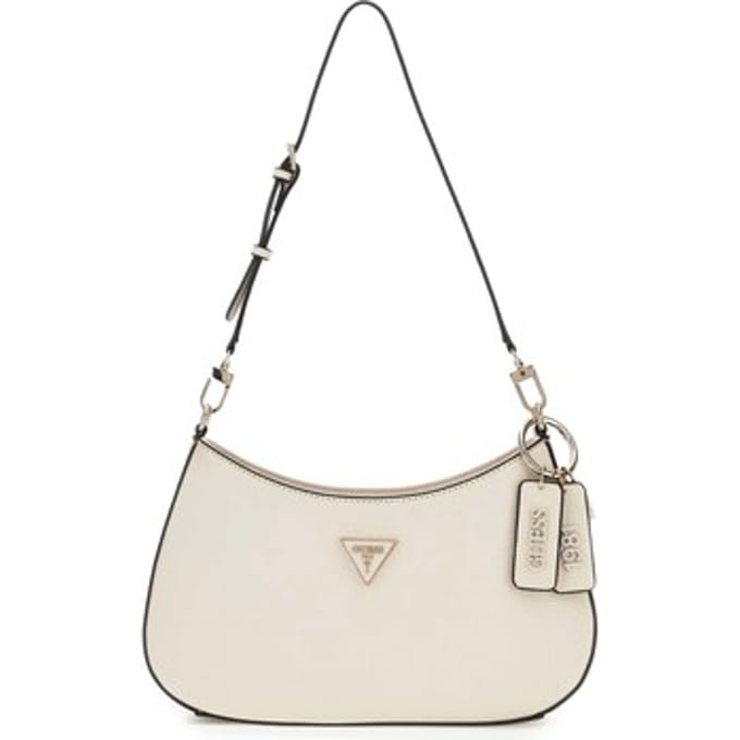 GUESS schoudertas Noelle II Top Zip Shoulder Bag Bone crème