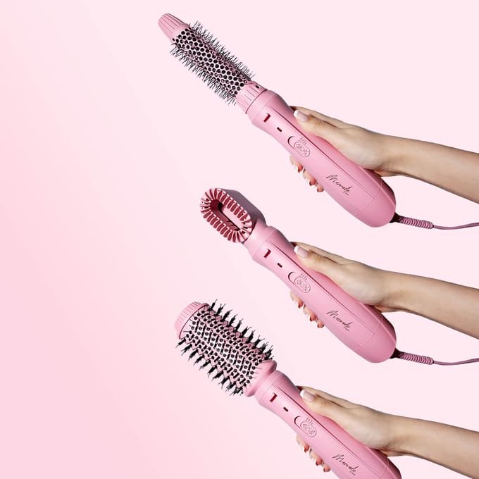 Mermade Hair Hete luchtborstels Interchangeable Blow Dry Brush Borstels & kammen Dames