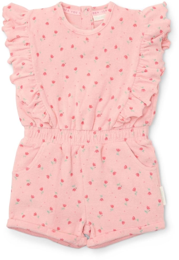 Playsuit - Roze - Sunny Flowers-98/104