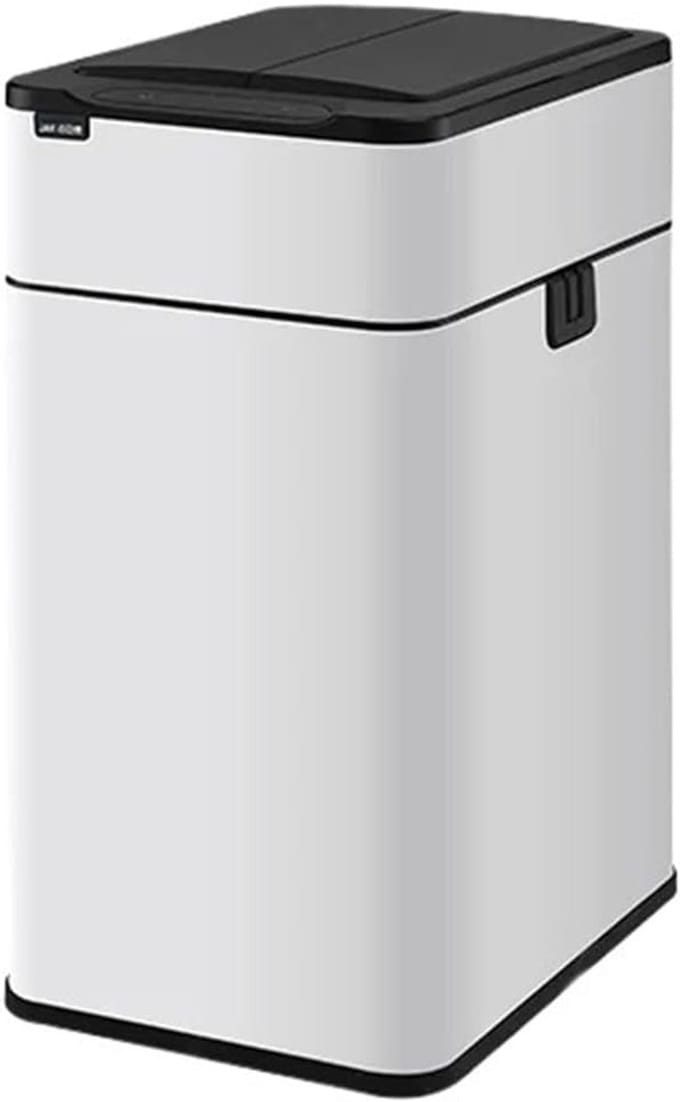 Prullenbak - Vuilnisbak Afvalbak - Keuken Hygiëne - Automatische Sensor - 40 Liter - Wit