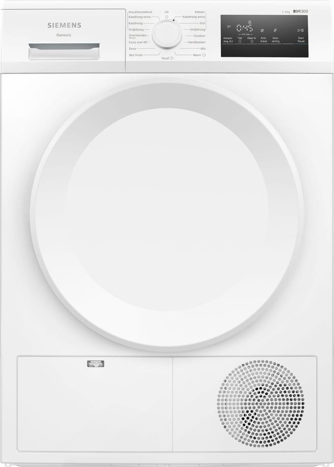 Siemens WT43H00ENL IQ300 Warmtepomp droger 8KG A++