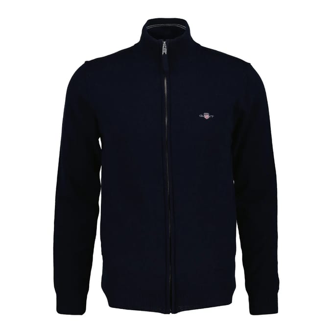 GANT Vest SUPERFINE LAMBSWOOL ZIP CARDIGAN Set van 1