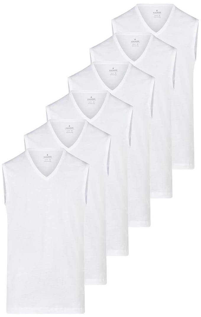 RAGMAN Heren onderhemd 6 pack Basic