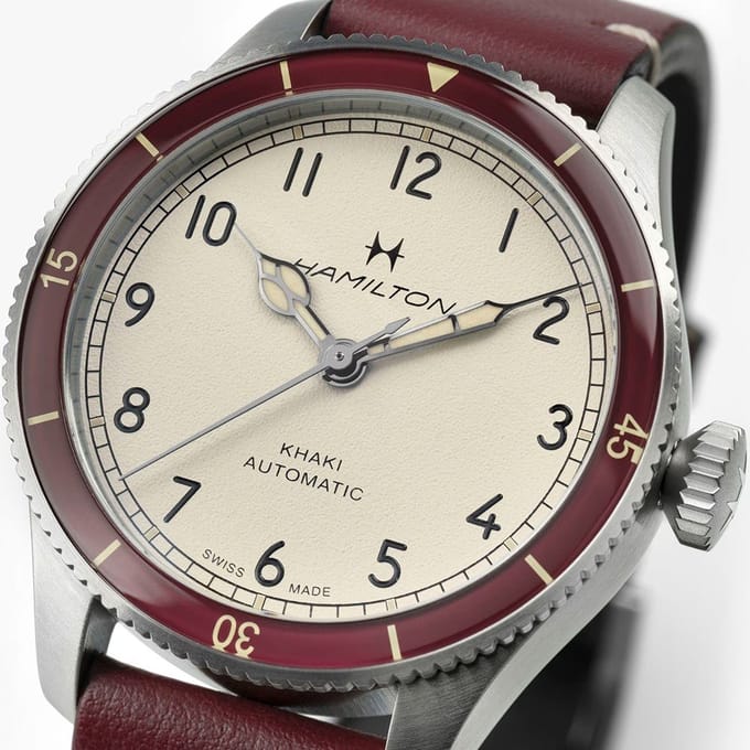 Hamilton Aviation H76265810 Khaki Pilot Pioneer Horloge
