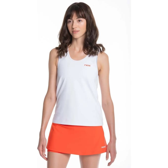 Nox Team Fit Mouwloos T-shirt Wit L Vrouw
