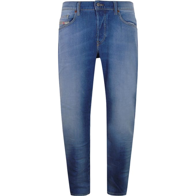 Diesel D-Mihtry blauwe denim jeans met rechte pasvorm