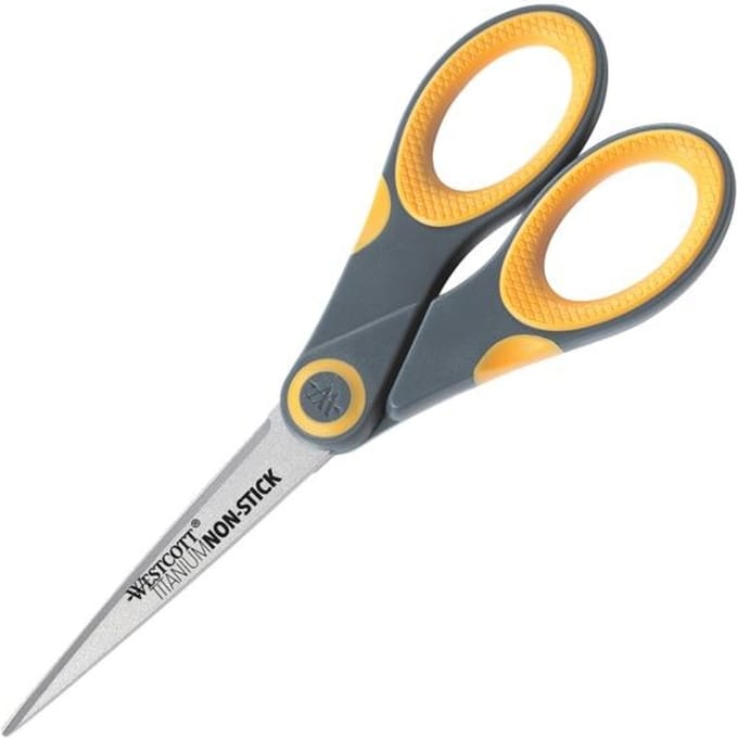 Kleefstof afstotende universele schaar »Titanium non-stick« 18 cm met softgrip g