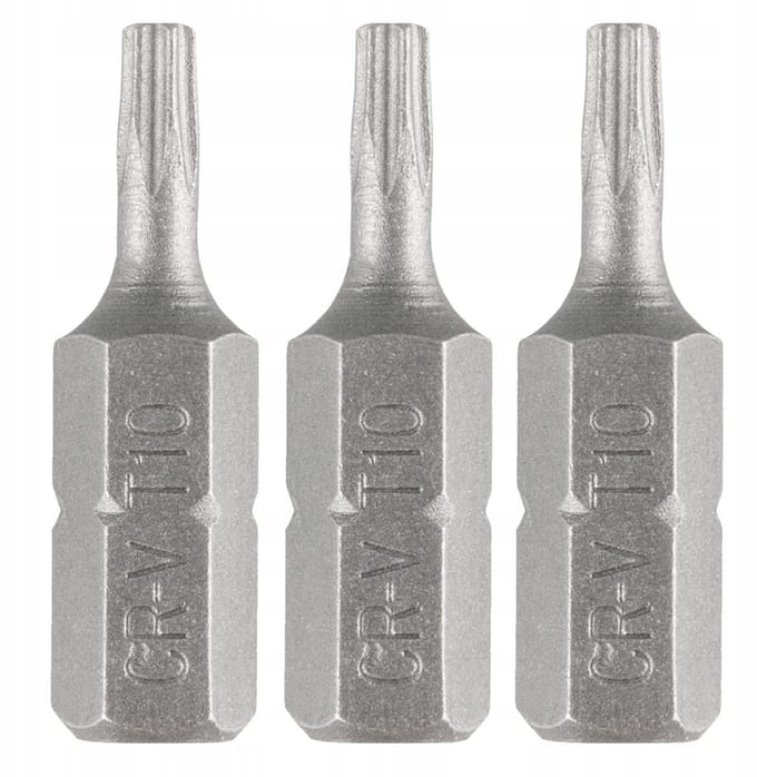 Torx Bitset T10 x 25mm - 3 Stuks