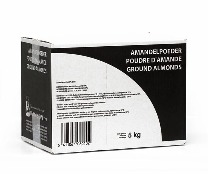 Amandelpoeder wit 100% 5 KG