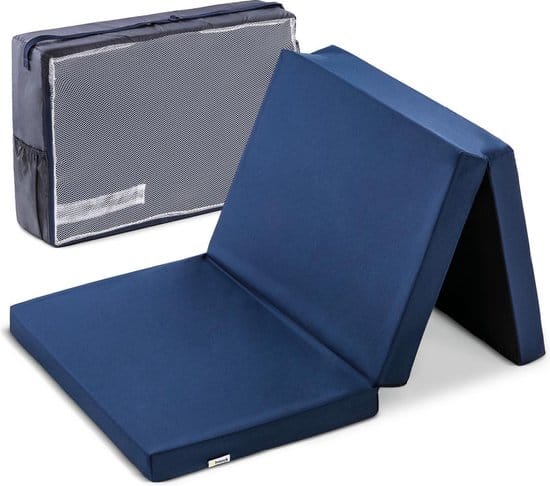 Hauck Sleeper - Matras voor campingbedje - 120 x 60 cm - Navy