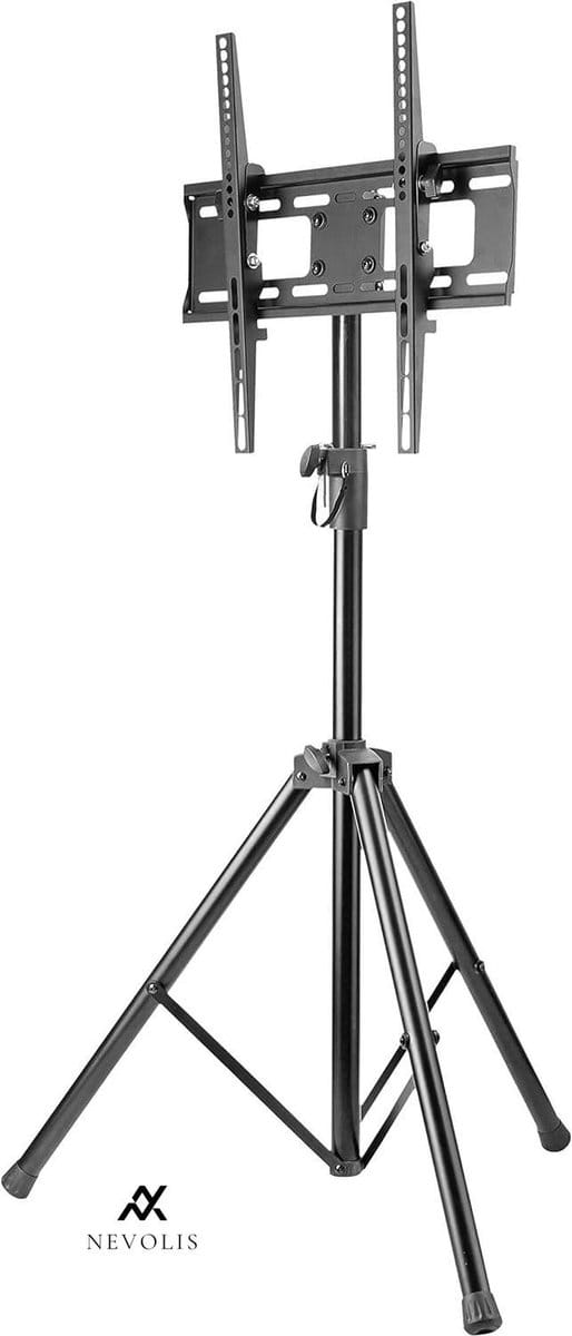 Nevolis TV Stand Height Adjustable Tilting FS0844 Universal TV Bracket for 32-55 inch flat screen - Height Adjustable - Tilting - Max-VESA 400x400 - Tripod Stand .