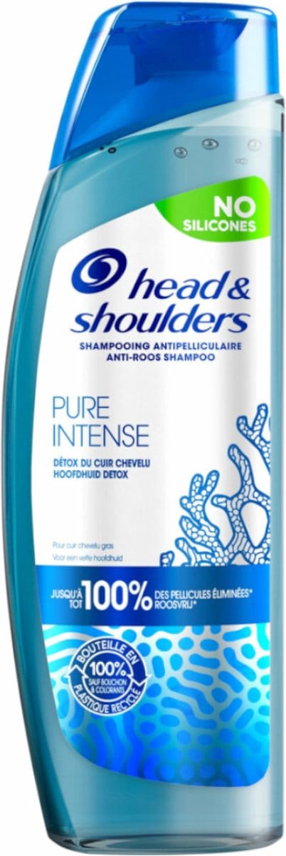 Head & Shoulders - Anti-Roos Shampoo - Pure Intense - Hoofdhuid Detox - 250 ml