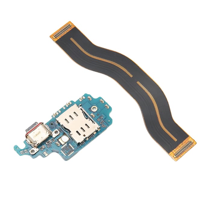 Oplaadpoort Vervanging voor Galaxy S21 Ultra 5G G998B EU Versie PCB USB C Dock Connector Flex black
