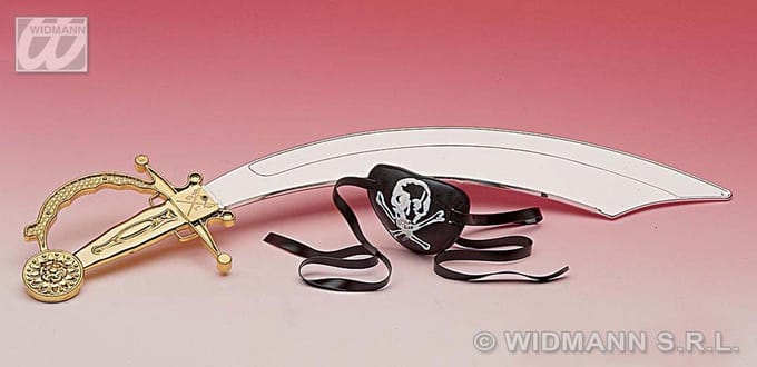 Piratenzwaard met ooglapje