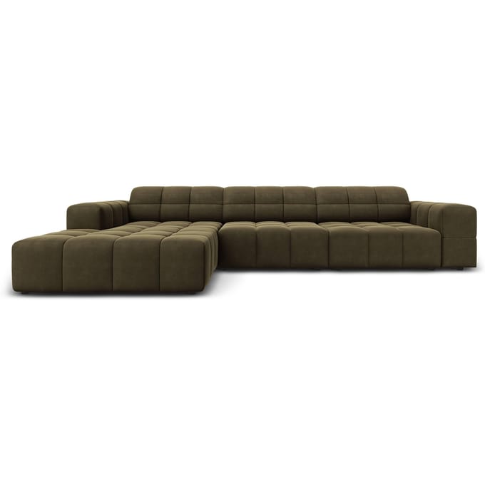 Hoekbank Chicago links velvet | Cosmopolitan Design