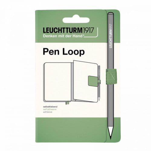 Pen loop zelfklevende pennenlus xl, kleur sage groen