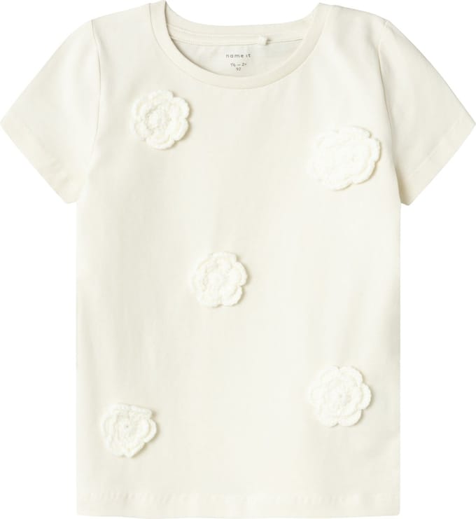 Name It - T-shirt - Lolly - Bloemetjes - Maat 92