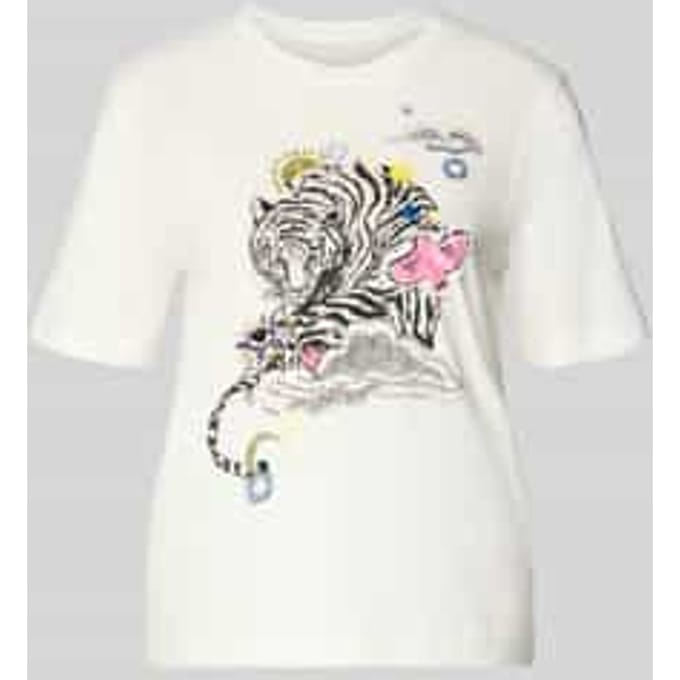 T-shirt met halflange mouwen